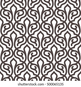 Seamless abstract ornament pattern background tile