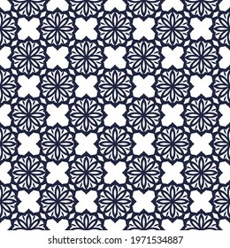 Seamless abstract ornament pattern. Vector gray and white background