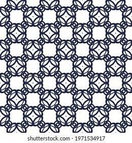 Seamless abstract ornament pattern. Vector gray and white background