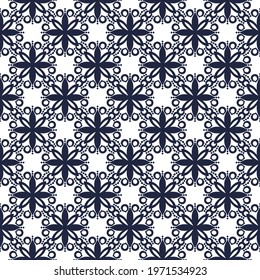 Seamless abstract ornament pattern. Vector gray and white background