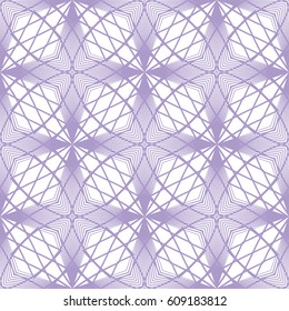 Seamless abstract ornament stars on white background. Elegant vector pattern illustration for invitations, banknotes, diplomas, certificates, tickets and other papers security or wrapping design 