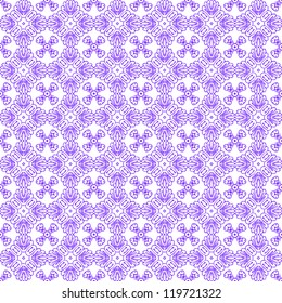 Seamless abstract ornamental pattern background vector illustration