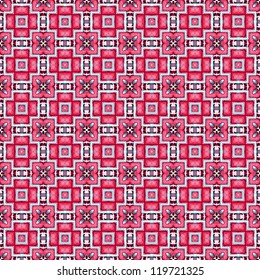 Seamless abstract ornamental pattern background vector illustration
