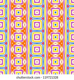 Seamless abstract ornamental pattern background vector illustration