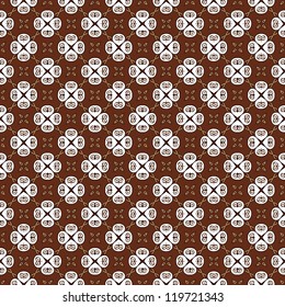 Seamless abstract ornamental pattern background vector illustration