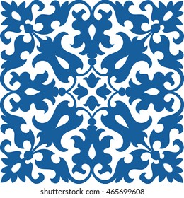 Seamless abstract ornamental pattern background tile