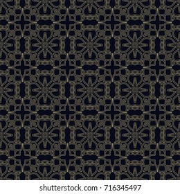 Seamless abstract ornamental pattern. Template for design