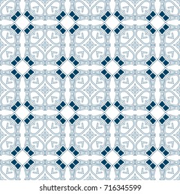 Seamless abstract ornamental pattern. Template for design