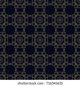 Seamless abstract ornamental pattern. Template for design