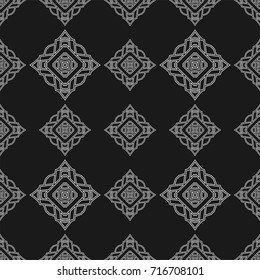 Seamless abstract ornamental pattern. Template for design