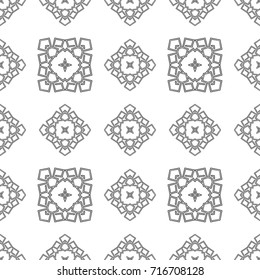 Seamless abstract ornamental pattern. Template for design