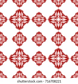 Seamless abstract ornamental pattern. Template for design