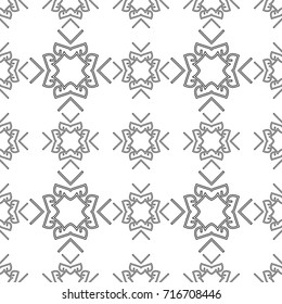 Seamless abstract ornamental pattern. Template for design