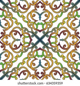Seamless abstract ornate pattern