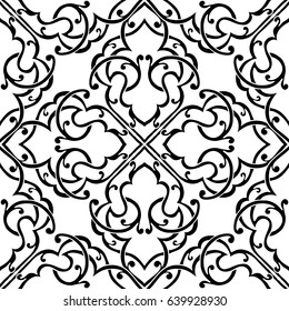 Seamless abstract ornate pattern