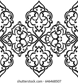 Seamless abstract ornate pattern