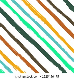 Seamless abstract paintbrush  colorful pattern background