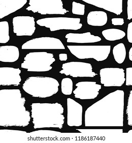 Seamless abstract painted pattern