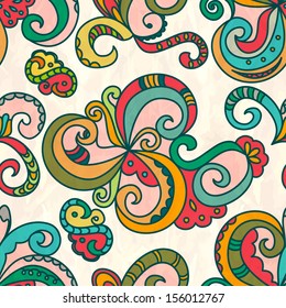 Seamless abstract  Paisley  pattern