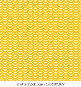 Seamless abstract pasta pattern. Background with noodles or macaroni for menu design, textiles or geometric print