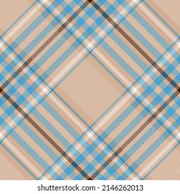 Seamless abstract pastel checkered pattern with diagonal white stripes, vector eps 10