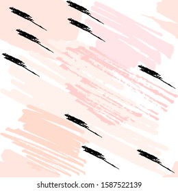 Seamless abstract pastel colors pattern. Vector hand drawn background.