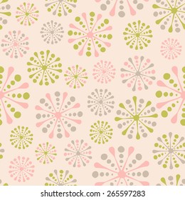 Seamless abstract pastel vector pattern