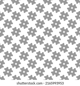 Seamless abstract pattern of arbitrary elements for texture, textiles, packaging, simple backgrounds and creative design. The illustration is color-editable