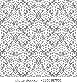 Seamless abstract pattern of arbitrary elements and lines. Sample for clothing, textiles, textures, wallpapers, screensavers, creative ideas and creative design
