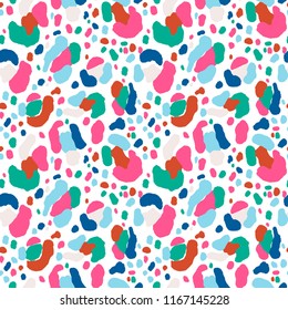 Seamless abstract pattern art. Texture with Hand Painted Crossing Brush Strokes for Print. Rustic texture background. Modern graphics. Vector illustration.