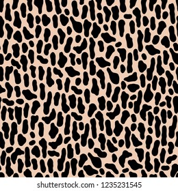 Seamless abstract pattern art. Texture with Hand Painted Crossing Brush Strokes for Print. Animal fur texture background. Modern graphics.Vector illustration.