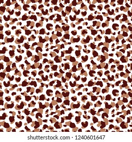 Seamless abstract pattern art. Texture with Hand Painted Crossing Brush Strokes for Print. Animal fur texture background. Modern graphics.Vector illustration.