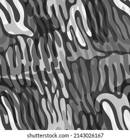 Seamless abstract pattern background. Decorative design freehand creative paint. Texture chaotic element.Vector illustration.