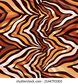Seamless abstract pattern background. Decorative design freehand creative paint. Texture chaotic element.Vector illustration.