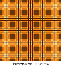 Seamless abstract pattern background. grid pattern design with brown background. eps10