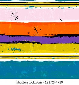 seamless abstract pattern background, with stripes, strokes and splashes, grungy