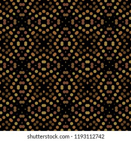 Seamless abstract pattern background with a variety of colored circles.