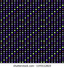 Seamless abstract pattern background with a variety of colored circles.