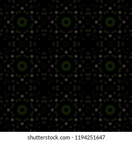 Seamless abstract pattern background with a variety of colored circles.