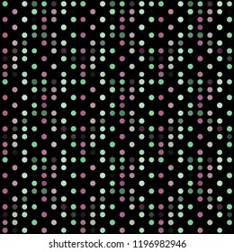 Seamless abstract pattern background with a variety of colored circles.
