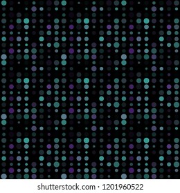 Seamless abstract pattern background with a variety of colored circles.