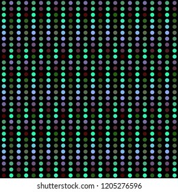 Seamless abstract pattern background with a variety of colored circles.