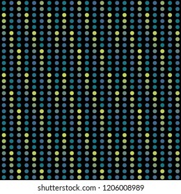 Seamless abstract pattern background with a variety of colored circles.