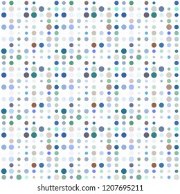 Seamless abstract pattern background with a variety of colored circles.