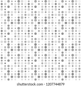 Seamless abstract pattern background with a variety of colored circles.