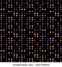Seamless abstract pattern background with a variety of colored circles.