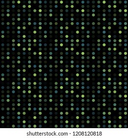 Seamless abstract pattern background with a variety of colored circles.