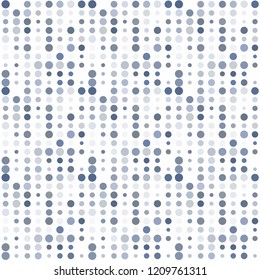 Seamless abstract pattern background with a variety of colored circles.