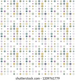 Seamless abstract pattern background with a variety of colored circles.