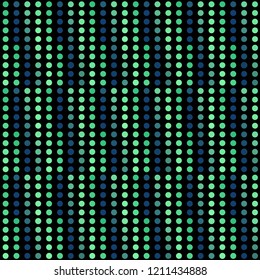 Seamless abstract pattern background with a variety of colored circles.